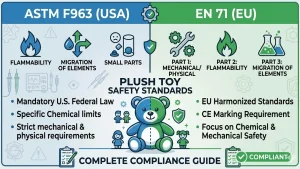 ASTM F963 vs EN 71 Plush Toy Standards