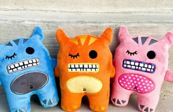 Embroidery on plush toys
