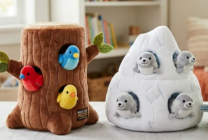 Hide and Seek Puzzle Plush