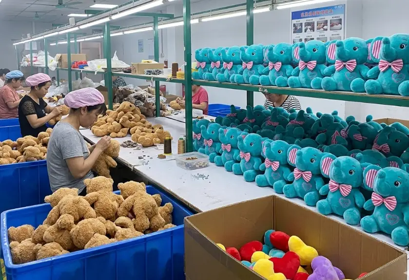 Plushies mass production