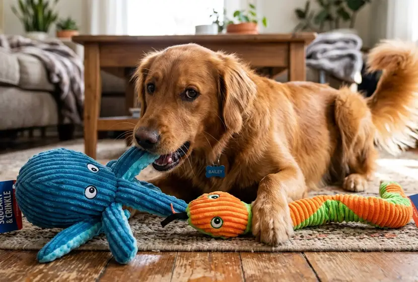 Squeaky & Crinkle Toys for Pets