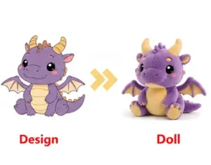 custom plushie dragon