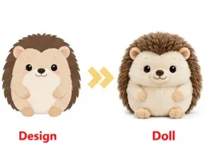 custom plushie hedgehog