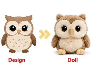 custom plushie owl