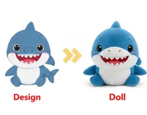 custom plushie shark