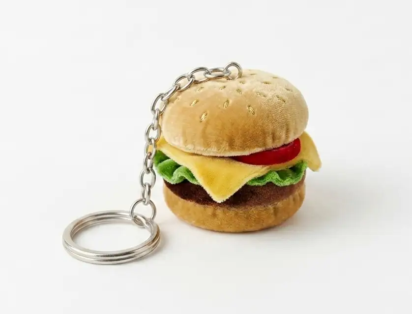 Custom Food Plush Keychains