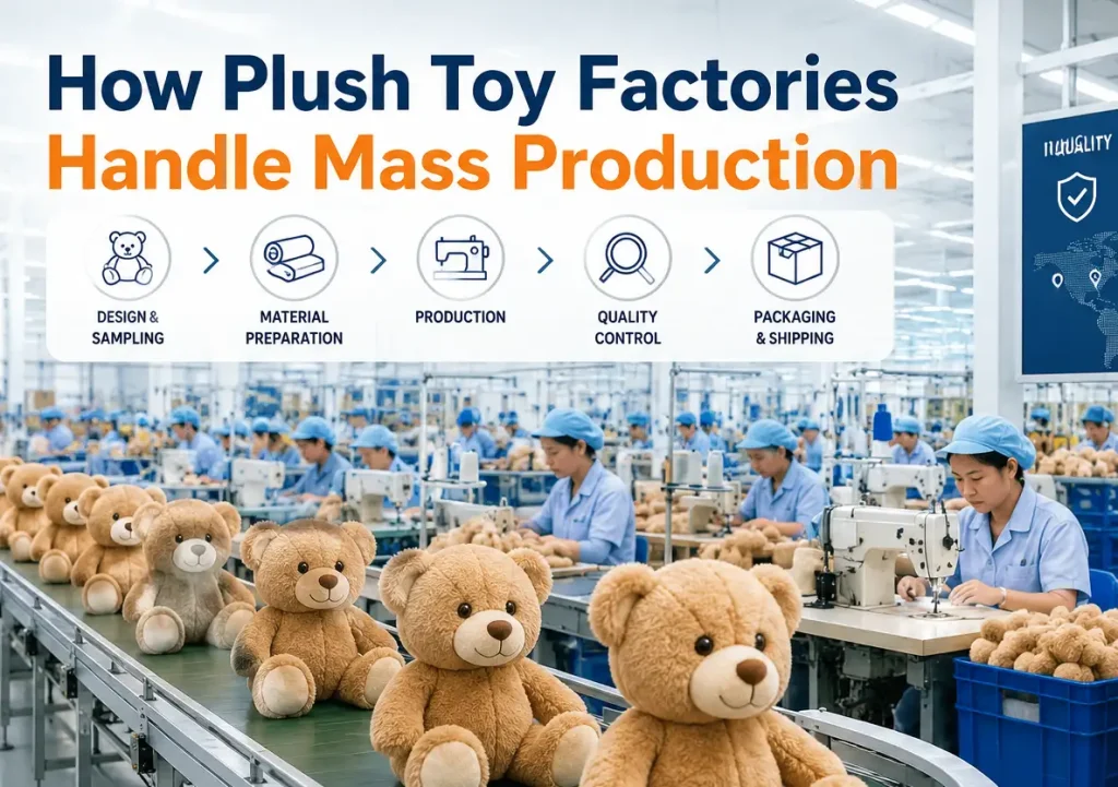 How Plush Toy Factories Handle Mass Production