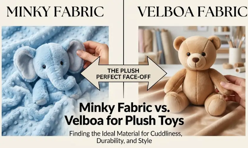 Minky Fabric vs Velboa for Plush Toys