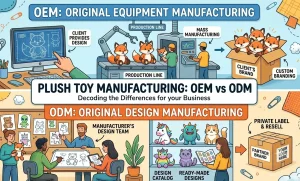 OEM vs ODM Plush Toy Manufacturing What's the Difference