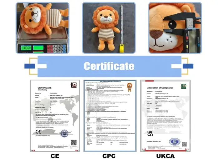 Plush toys CE marking compliance