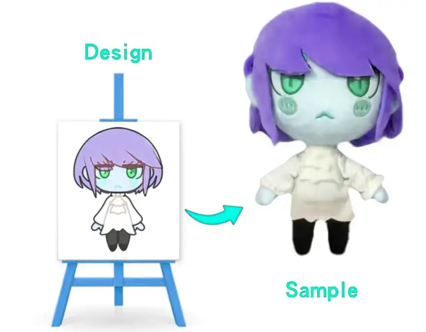 anime plush toys sampling