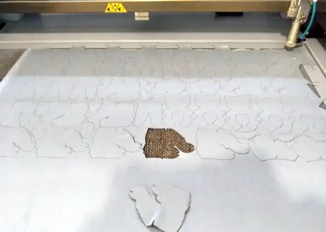 plush toys material laser cutting