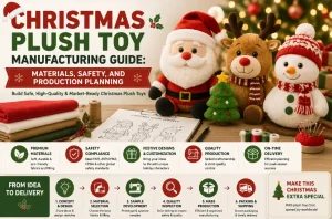 Christmas Plush Toy Manufacturing Guide Materials, Safety, and Production Planning