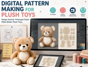 Digital Pattern Making for Plush Toys