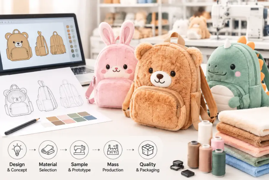 Plush Backpack Manufacturing Guide From Design to Production
