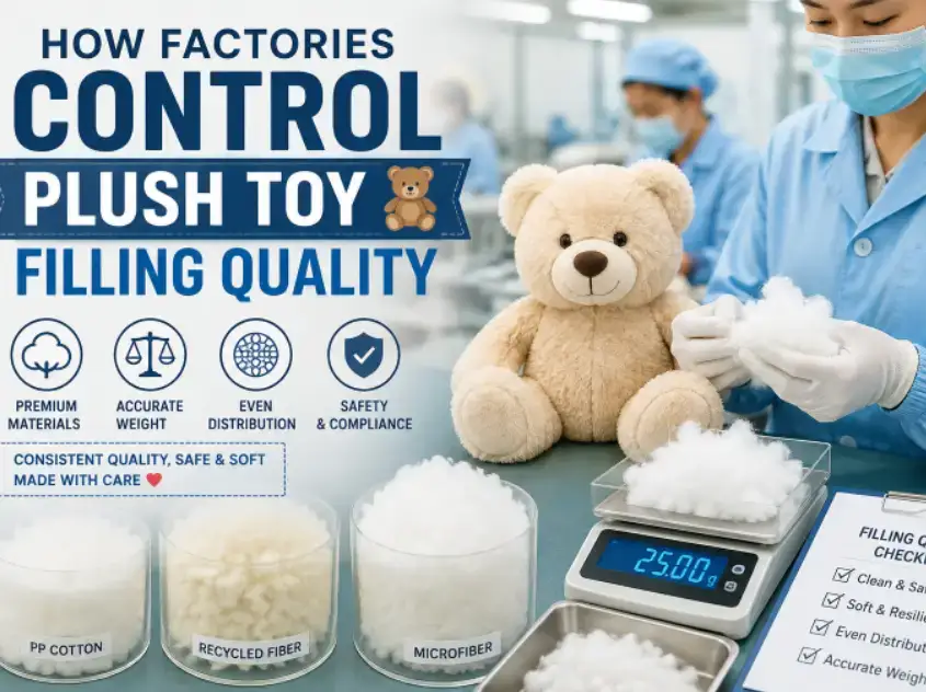 How Factories Control Plush Toy Filling Quality