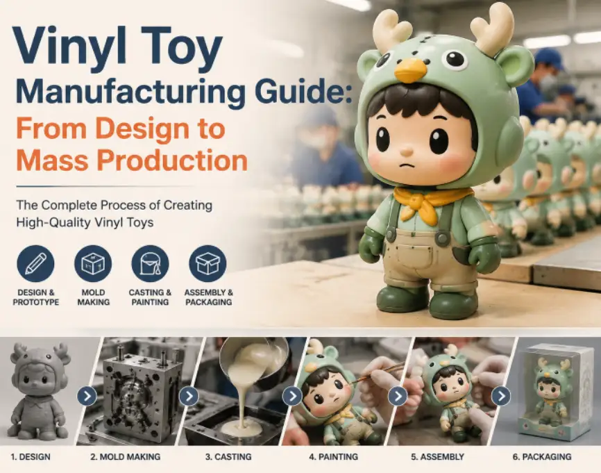 Vinyl Toy Manufacturing Guide From Design to Mass Production
